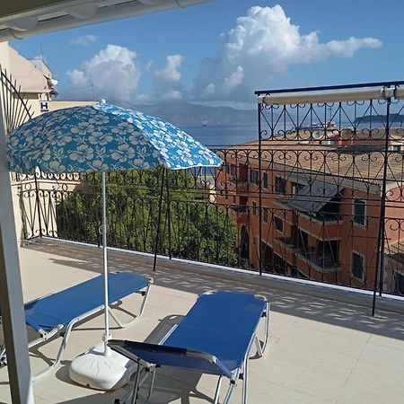Kiki's Penthouse Apartment Corfu  Bagian luar foto