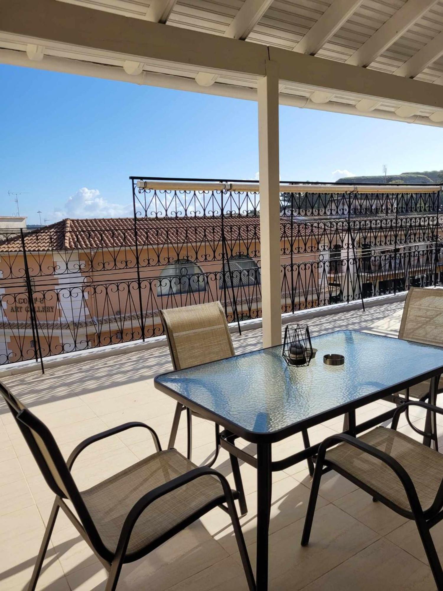 Kiki's Penthouse Apartment Corfu  Bagian luar foto